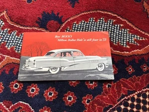 Vintage Rare Sales Brochure 1953 Buick - Picture 1 of 2