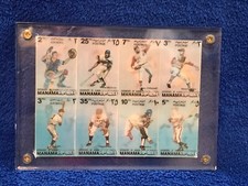 1972 MANAMA 3D STAMP CARD Uncut Sheet SEAVER Mccovey Carlton Reggie Jackson OH +