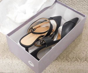 NEW! Ladie's AMBELIGHT Ankle Strap Dress Heels, 8.5M, Navy! - Picture 1 of 9