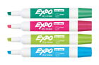 Expo Low Odor Non-Toxic Dry Erase Marker, Chisel Tip, Assorted Color, Set of 4