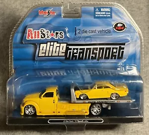 Maisto AllStars Elite Transport CS Tow Truck/ ‘70 Plymouth GTX - Picture 1 of 6