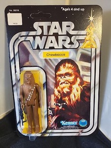 Star Wars Chewbacca Vintage Original Figure Repro-12 Back A NEW HOPE ORIGINL GUN