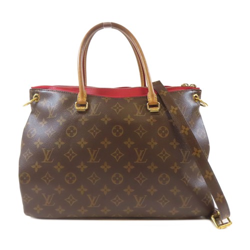 LOUIS VUITTON（LV） Borsa a tracolla Louis Vuitton LV GHW Pallas MM 2 vie M41175 monogramma marrone rosso