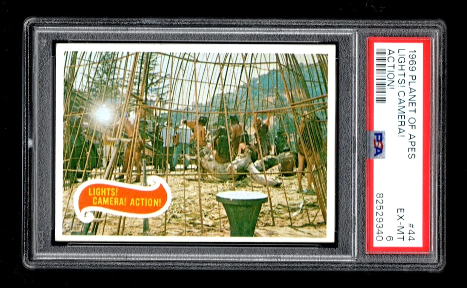 1969 Topps Planet of the Apes #44 Lights! Camera! Action! PSA 6 - Image 1 of 2