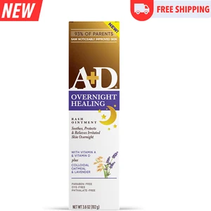 Ungüento curativo para dermatitis del pañal A+D durante la noche - Calma, protege y alivia el pañal - Imagen 1 de 6