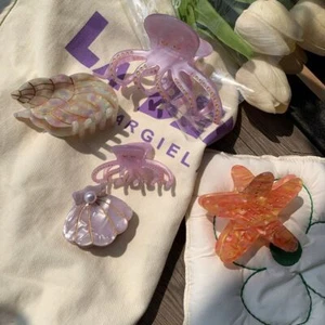 Headdress Octopus Hair Claw Acetate Jellyfish Hairpin Fashion Claw Clip  Women - Picture 1 of 20