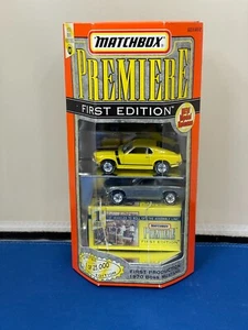 Matchbox 1997 Premiere First Edn YELLOW '70 FORD BOSS MUSTANG 1st Production Set - Picture 1 of 1
