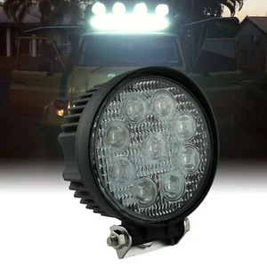 27W Round Spot LED Offroad Work Light for Truck ATV UTV - Picture 1 of 4