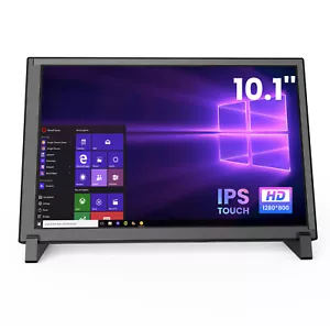HDMI Raspberry Pi Monitor IPS Display 10 Zoll Touchscreen Gaming PC PS4 Monitor - Bild 1 von 9