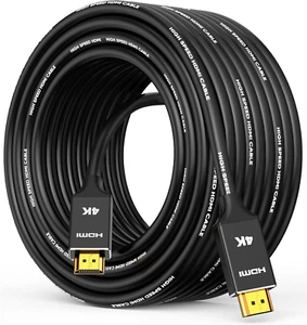 Capshi 4K Long HDMI Cable 50Ft/15M, In-Wall CL3 Rated HDMI Cable 2.0 Support (HD - Picture 1 of 12