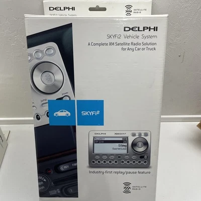Delphi SKYFi2 XM Satellite Radio Vehicle System Complete Kit with Remote & Acc. - Image 1 of 4