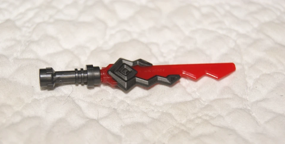 Lego Ninjago Weapon Vermillion Jagged Sword 25277pb01   Replacement Part Piece - Image 1 of 1