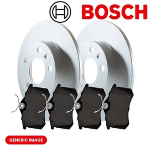 BOSCH Rear Brake Disc + Disc Brake Pads Fits Citroen DS Opel Peugeot Vauxhall - Picture 1 of 2