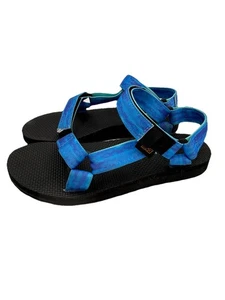 Teva Original Universal Tie-Dye Women's Size 7 US Hiking Sandal Sorbet Blue - Picture 1 of 7