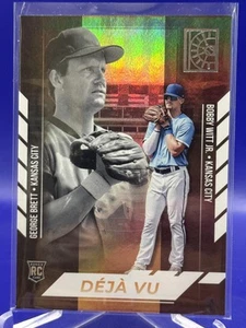 2022 Panini Capstone George Brett / Bobby Witt Jr. #DV-5 Deja Vu Royals - Picture 1 of 2