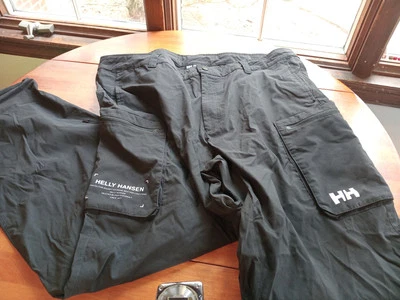 Helly Hansen 2xl Mens Black Weather Proof Outdoor Pants Trousers Move Qd 2.0 - Image 1 of 4