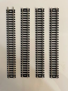 Atlas #150 HO Scale - Code 100 - 9" Straight Track - (Black Ties) 4 pcs bulk - Picture 1 of 1