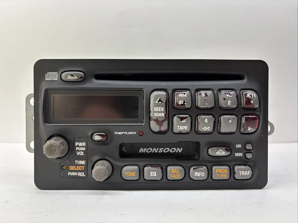 Pontiac Grand Am Am Fm 2000-2001 Cassette CD Monzón Radio Reproductor 10311744 Foto 1 de 4