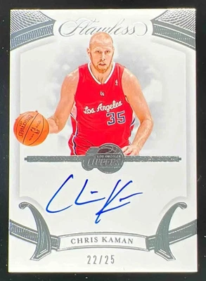 Autógrafos Panini Flawless Flawless 2019-20 #FA-CKM Chris Kaman automático/25 Foto 1 de 2