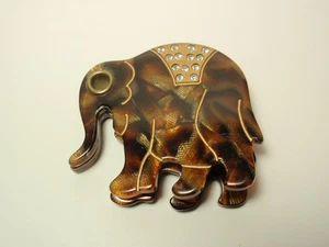 Vintage Elefant drehbarer Schiebespiegel * wie abgebildet * - Bild 1 von 4