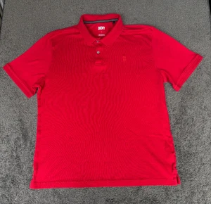 Polo Dkny uomo grande rossa cotone colletto manica corta pullover classico - Foto 1 di 7