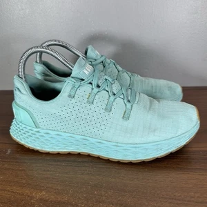 No Bull Shoes Womens 7 Blue Teal Allday Ripstop Runner Gum Bottom Sneakers Gym - Imagen 1 de 12