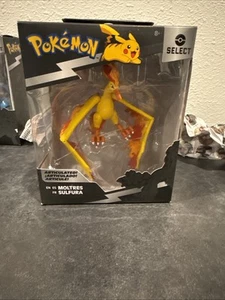 Pokémon Select Moltres Articulated Figure Brand New Complete 2022 Jazwares Rare - Picture 1 of 4