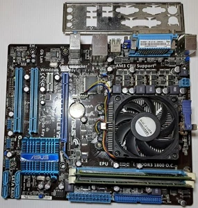 Scheda Madre Asus M4N68T-M LE V2 con CPU AMD AM3 e Ram - Zdjęcie 1 z 1