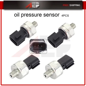 Set of 4 Fits Chevrolet Silverado 3500 HD 6.6L Engine Oil Pressure Sensor Switch - Picture 1 of 10