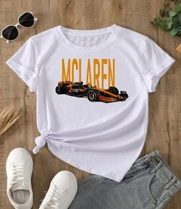 McLaren T-Shirt, Formula One F1 Shirt, Racing Car Tee, Car lover Tee Top - Picture 1 of 11