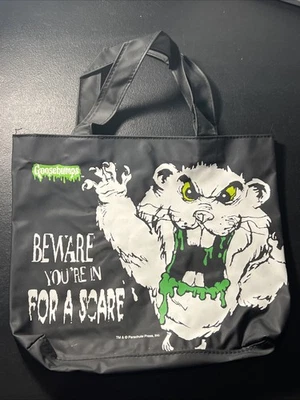 Bolso de mano vintage para libros GOOSEBUMPS CUDDLES HÁMSTER, bolsa de truco o trato, cierre a presión Foto 1 de 4