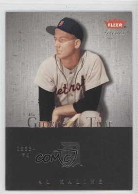 2004 Fleer Greats of the Game Glory of their Time /1955 Al Kaline #21GOT HOF - Image 1 of 2