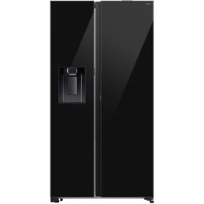 SAMSUNG RS80F64JEBEF FRIGORIFERO SIDE BY SIDE NO FROST 634LT WIFI NERO - E - Immagine 1 di 4