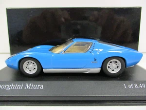 PAUL'S MODEL ART / MINICHAMPS - 1966 LAMBORGHINI MIURA (BLUE) - 1/43 - Picture 1 of 16