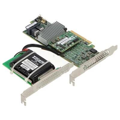 LSI Raid-Controller MR SAS 9361-8i 8-CH SAS 12G PCI-E incl. Battery 03-25420-14B - Bild 1 von 4