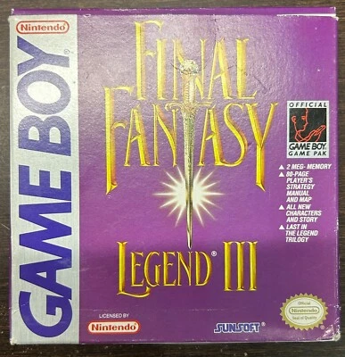 Final Fantasy Legend III - Game Boy | Complete w/ Box, Manual, Map | Squaresoft - Image 1 of 4