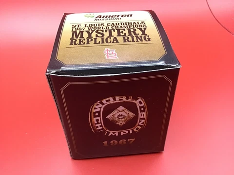 St. Louis Cardinals SGA Replica Ring 1967 Championship McCarver Cover