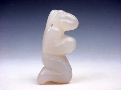 Joelho feminino antigo esculpido em pedra de jade nefrita cultura HongShan #02232204 - Imagem 1 de 4