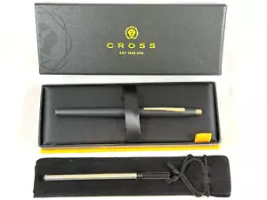 CROSS CLASSIC CENTURY CLASSIC SCHWARZ SP TINTENROLLER MIT GOLDRAND #2502 - Bild 1 von 9