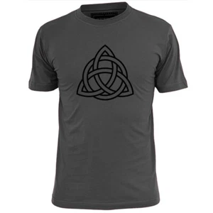 Mens Triquetra T Shirt Trinity Knot Celtic Symbol - Picture 1 of 2