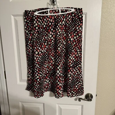 FALDA NEGRA CON LUNARES ROJOS,ROSA,MARFIL-GEORGE MUJER PLUS-18/20W Foto 1 de 4