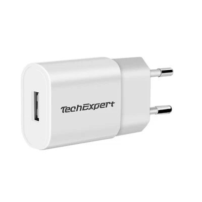 TECHEXPERT Chargeur secteur vers USB 5V 1A pour iPhones, ipods, smartphones garanti 3 ans
