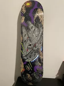 Santa Cruz X Star Wars Millennium Falcon Collectible SkateboardDeck8.26in x31.7 - Picture 1 of 8