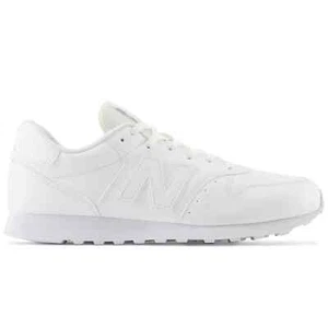 Zapatillas deportivas hombre New Balance 500 de cuero blanco (GM500ZW2) - Imagen 1 de 6
