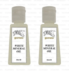 WHITE MINERAL PARAFFIN CLEANING LUBRICATING OIL HONING KNIFE RAZOR KNIF CHISEL - Picture 1 of 3