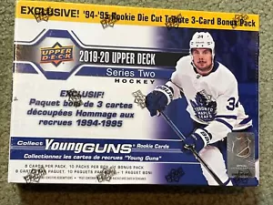 2019-20 Upper Deck Hockey Series 2 Retail Factory Sealed Mega Box YOUNG GUNS RC! - Picture 1 of 5