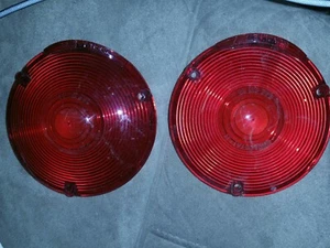 Signal Stat Cyclostat II Red Round Repl. Lens (no pkg/box) as pictured (×2) - Picture 1 of 1