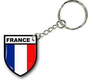Llavero llavero coche motocicletas bandera francia opex ejército escudo militar - Imagen 1 de 1