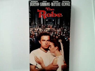 The Robe VHS Richard Burton Jean Simmons Biblical Epic Vintage New - Image 1 of 2