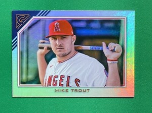 2022 Topps Gallery Baseball MIKE TROUT RAINBOW FOIL #100